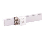 6063 Material LED Aluminium Profile For Lamp Housing White Color