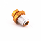 6061 T6 Cnc Aluminum Profile Metal Turning Female Threaded Brass Pipe Fittings